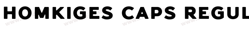 Homkiges Caps Regula字体转换